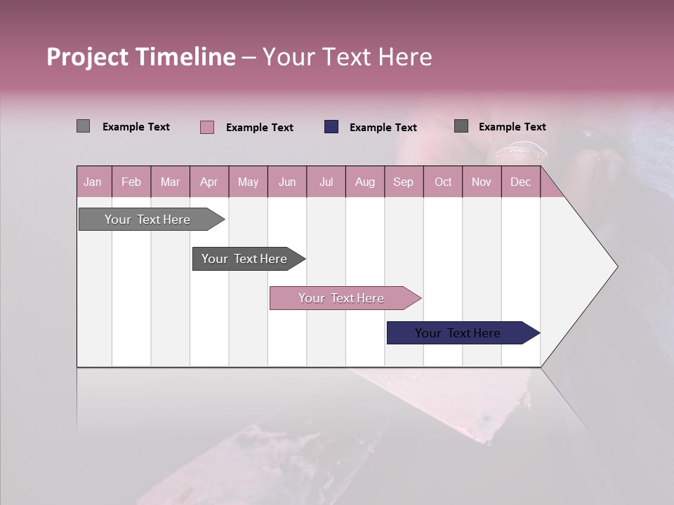 Denim Fix Worker PowerPoint Template