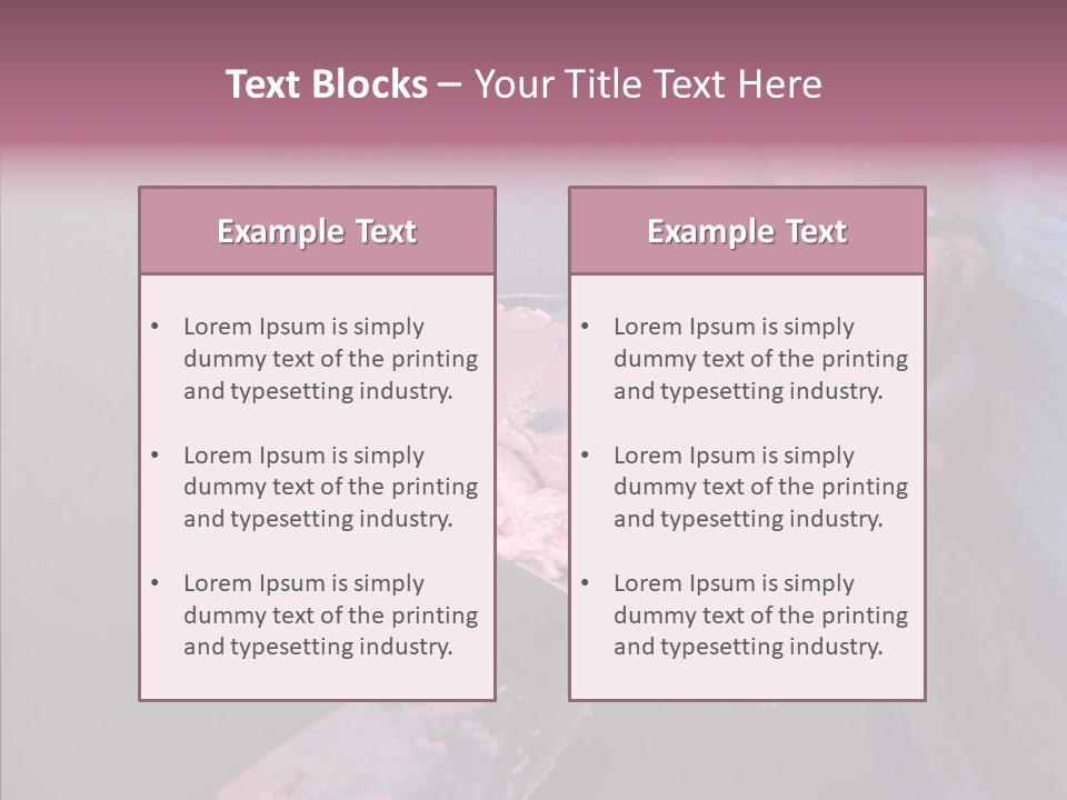 Denim Fix Worker PowerPoint Template