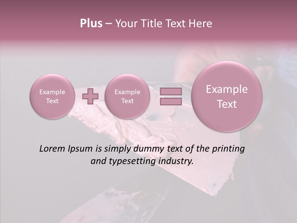 Denim Fix Worker PowerPoint Template