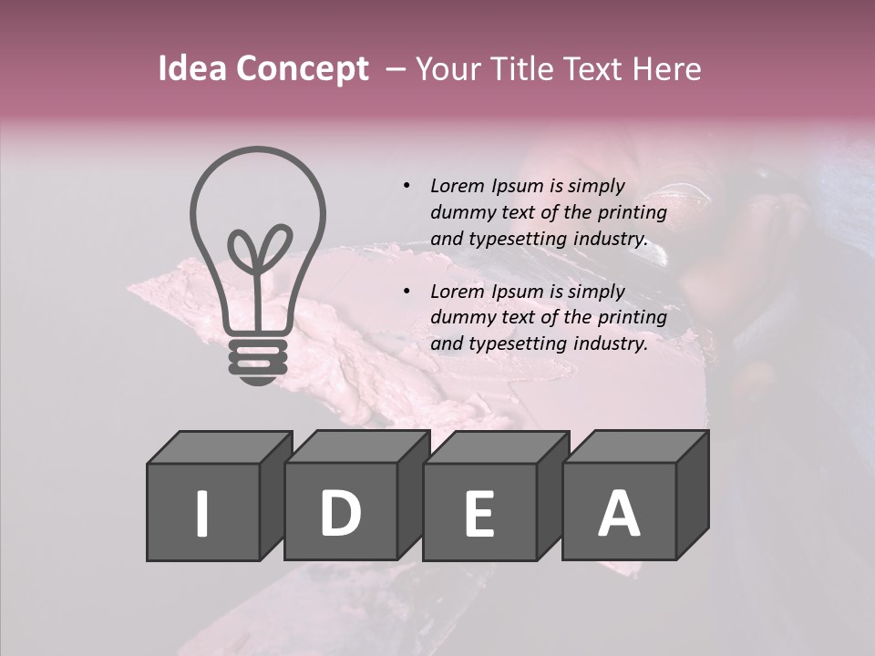 Denim Fix Worker PowerPoint Template