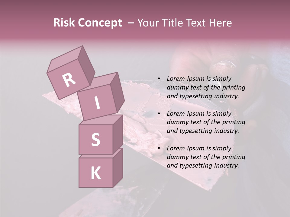 Denim Fix Worker PowerPoint Template