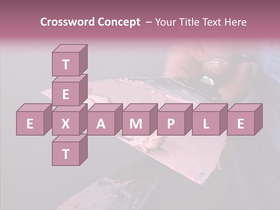 Denim Fix Worker PowerPoint Template