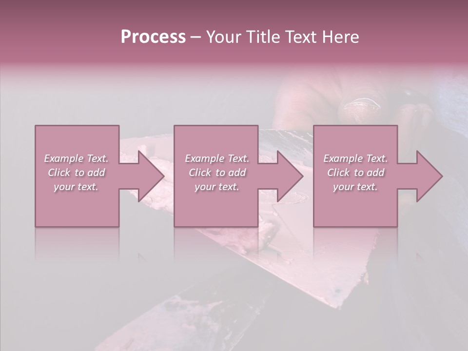 Denim Fix Worker PowerPoint Template