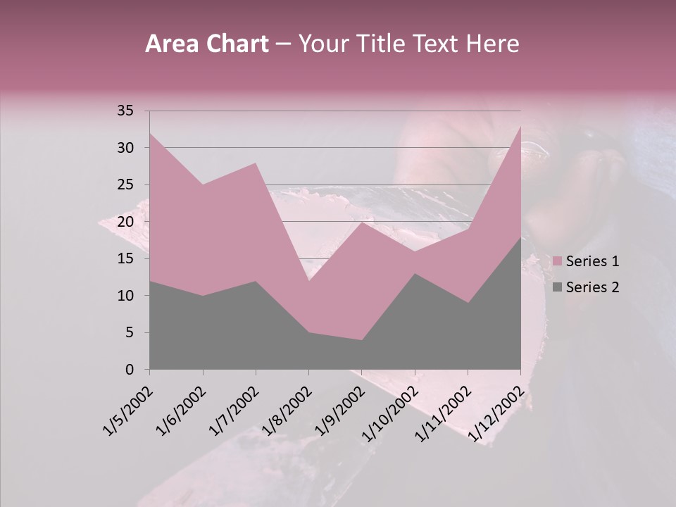 Denim Fix Worker PowerPoint Template