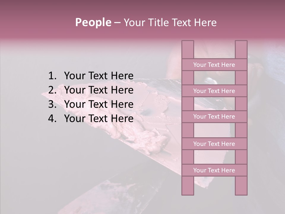 Denim Fix Worker PowerPoint Template