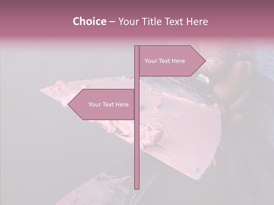 Denim Fix Worker PowerPoint Template