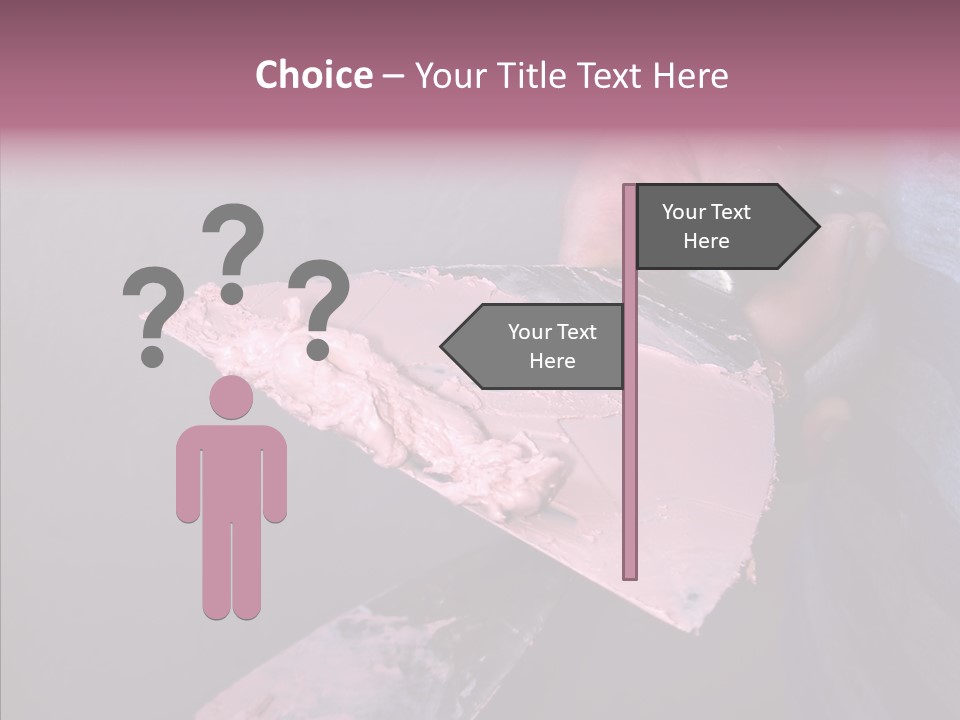 Denim Fix Worker PowerPoint Template