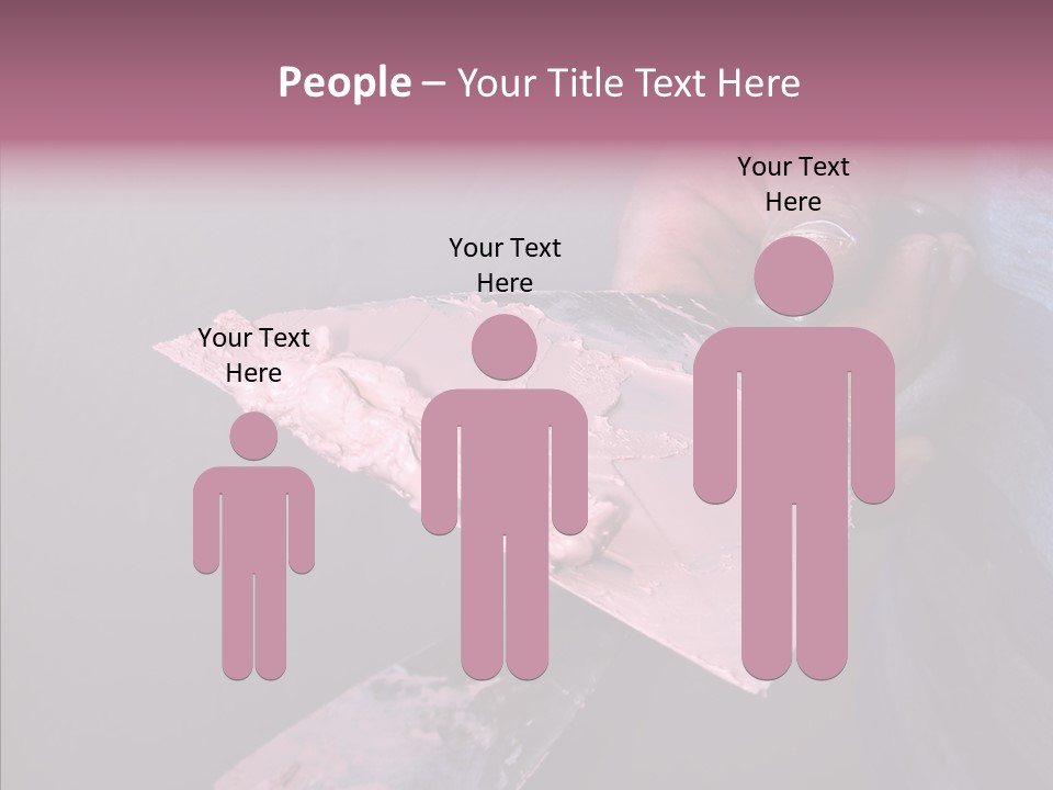 Denim Fix Worker PowerPoint Template