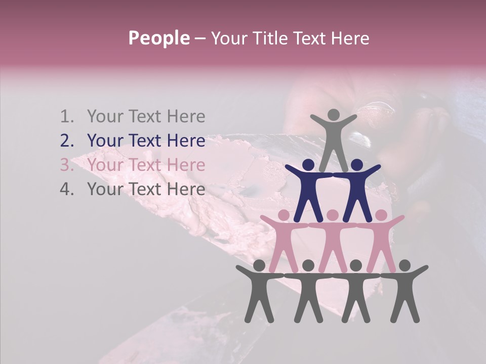 Denim Fix Worker PowerPoint Template