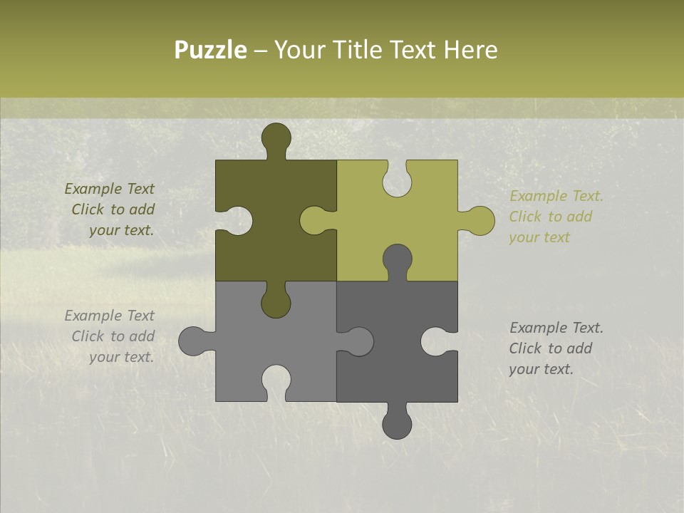 Nature Tree Daylight PowerPoint Template