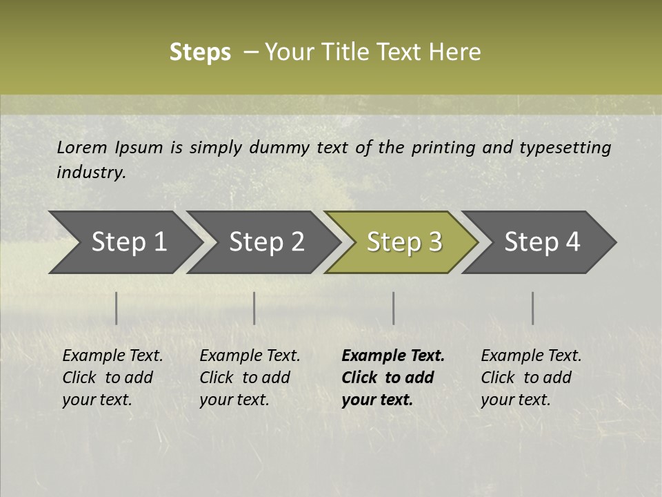 Nature Tree Daylight PowerPoint Template