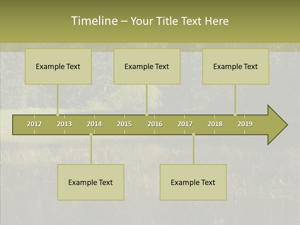 Nature Tree Daylight PowerPoint Template