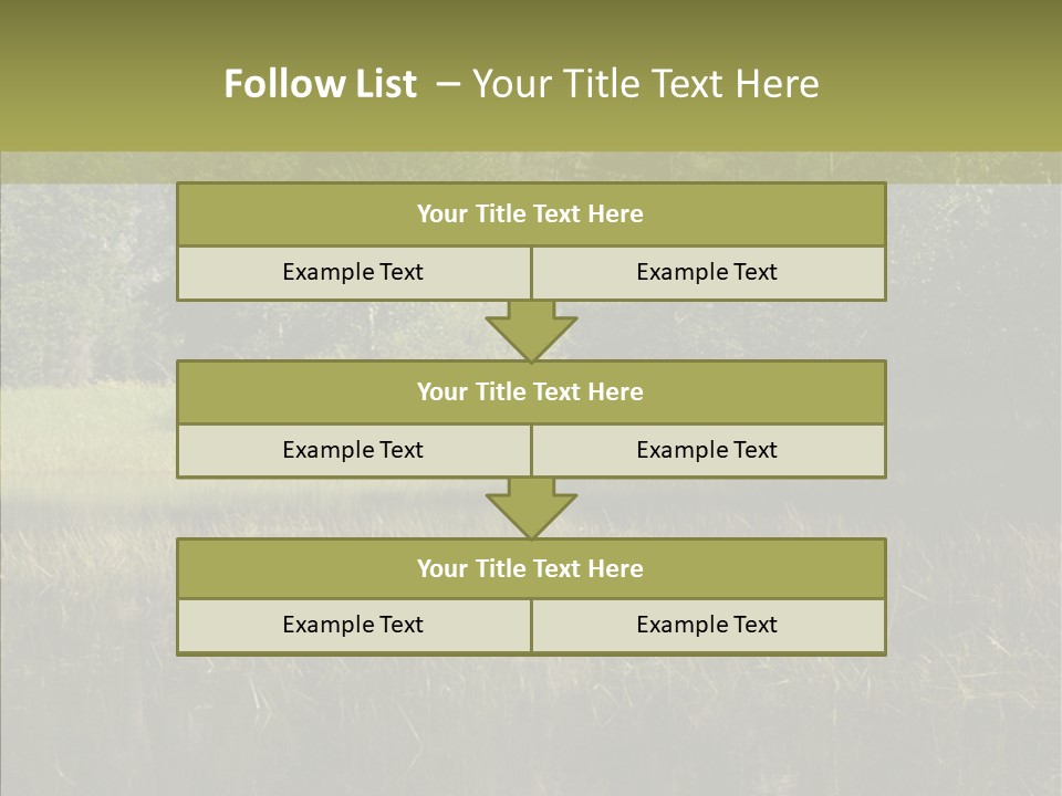 Nature Tree Daylight PowerPoint Template