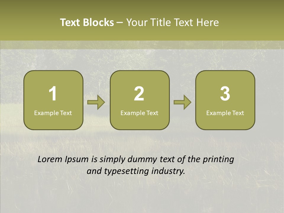Nature Tree Daylight PowerPoint Template