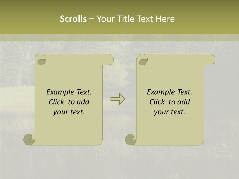 Nature Tree Daylight PowerPoint Template