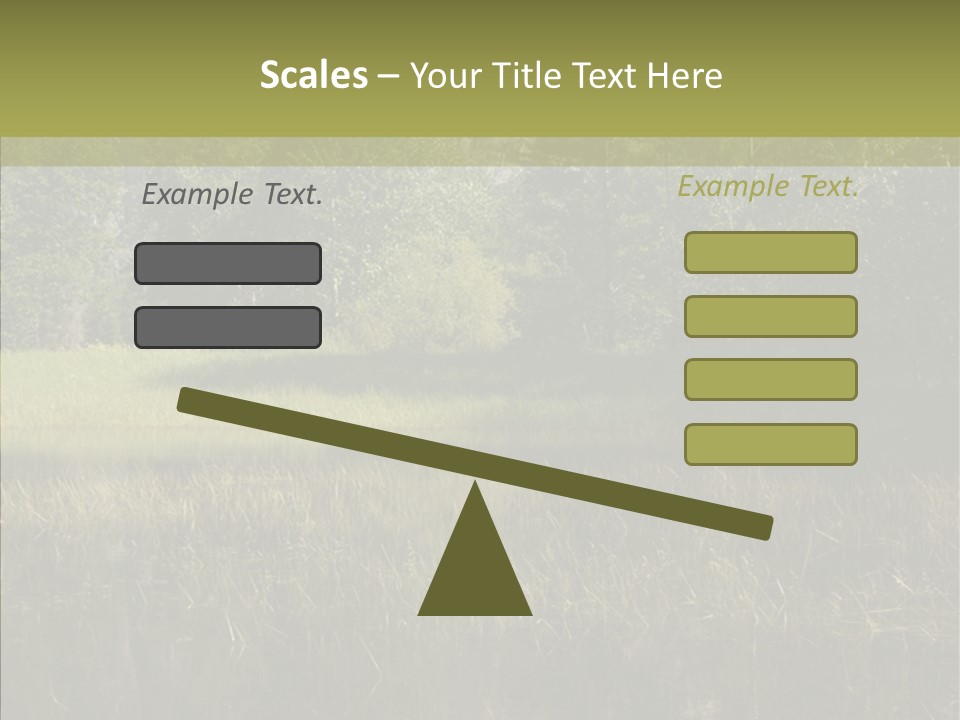 Nature Tree Daylight PowerPoint Template