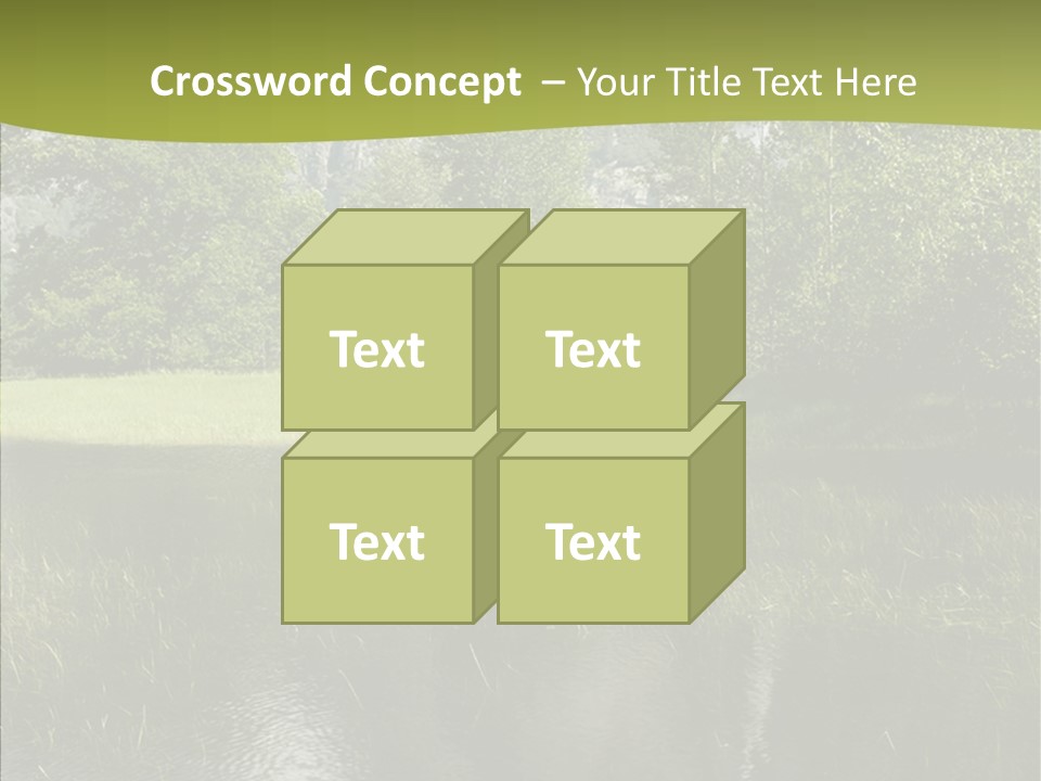 Cascade Pretty Hills PowerPoint Template