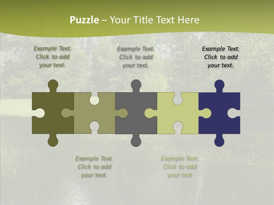 Cascade Pretty Hills PowerPoint Template