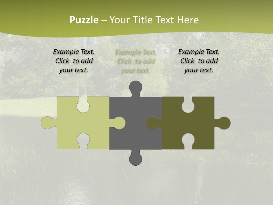 Cascade Pretty Hills PowerPoint Template