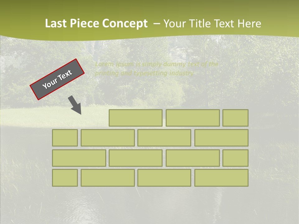 Cascade Pretty Hills PowerPoint Template