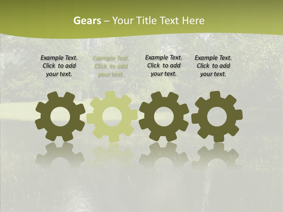 Cascade Pretty Hills PowerPoint Template