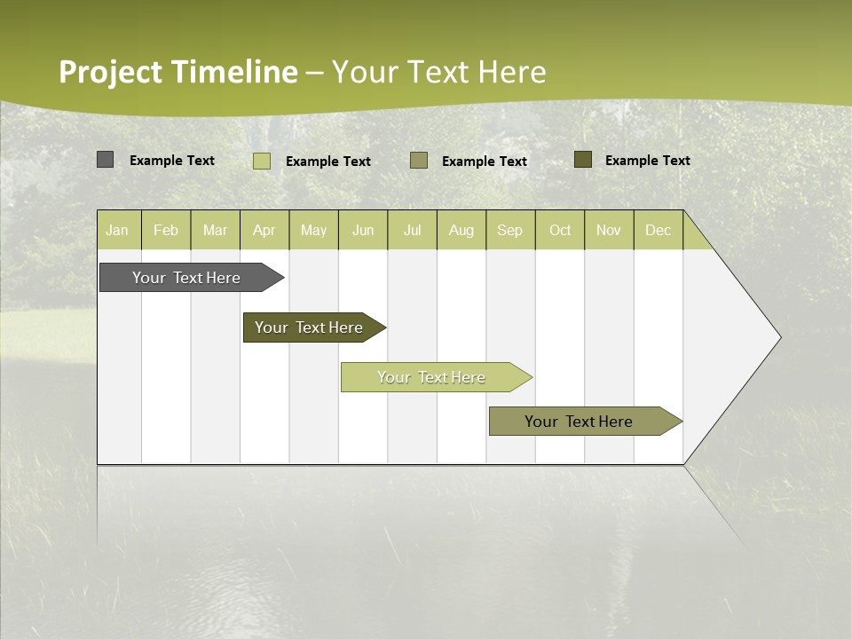 Cascade Pretty Hills PowerPoint Template