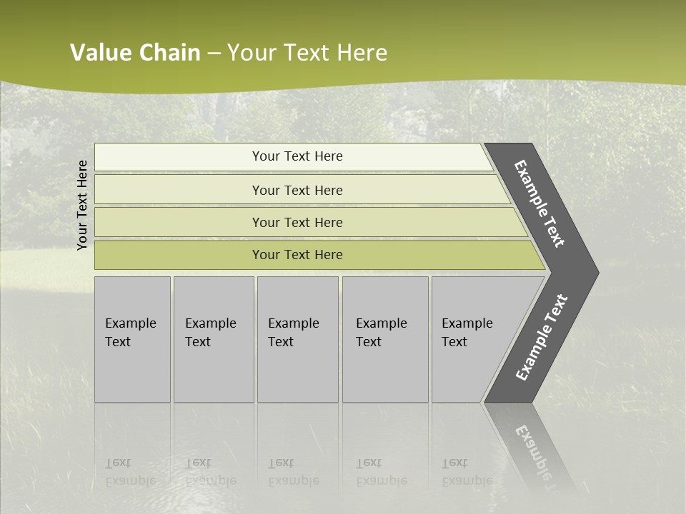 Cascade Pretty Hills PowerPoint Template