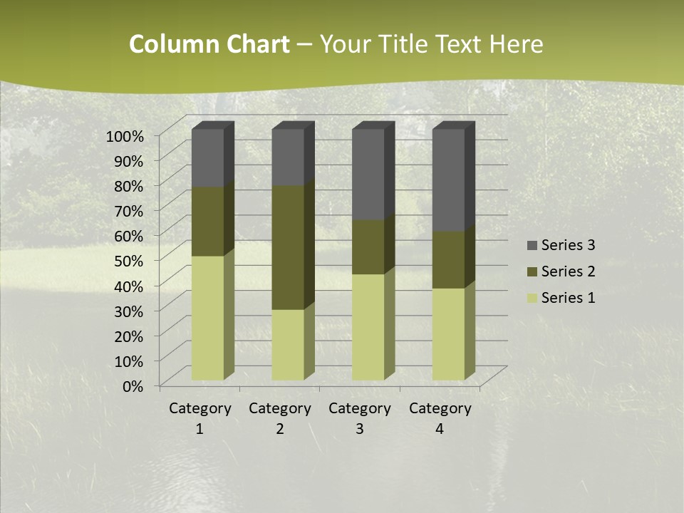 Cascade Pretty Hills PowerPoint Template