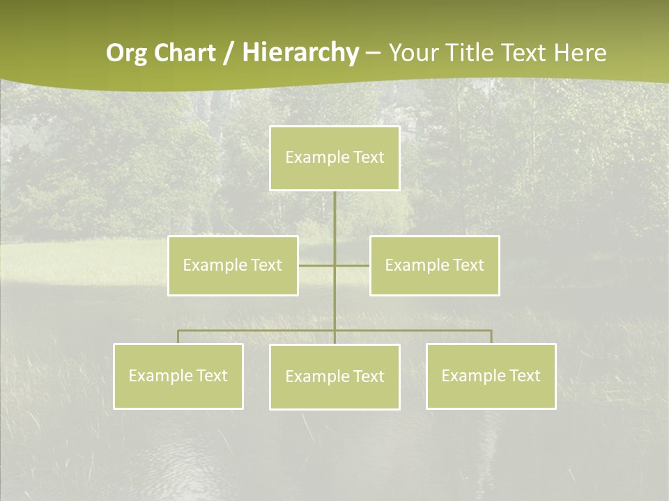 Cascade Pretty Hills PowerPoint Template
