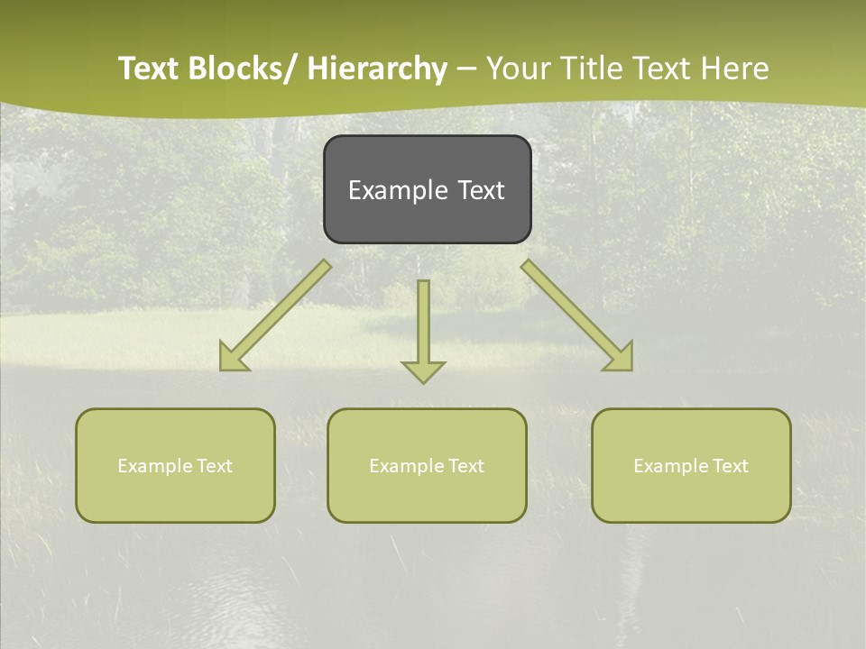 Cascade Pretty Hills PowerPoint Template