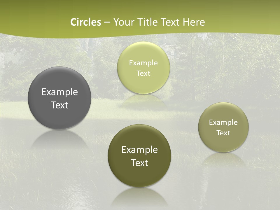 Cascade Pretty Hills PowerPoint Template