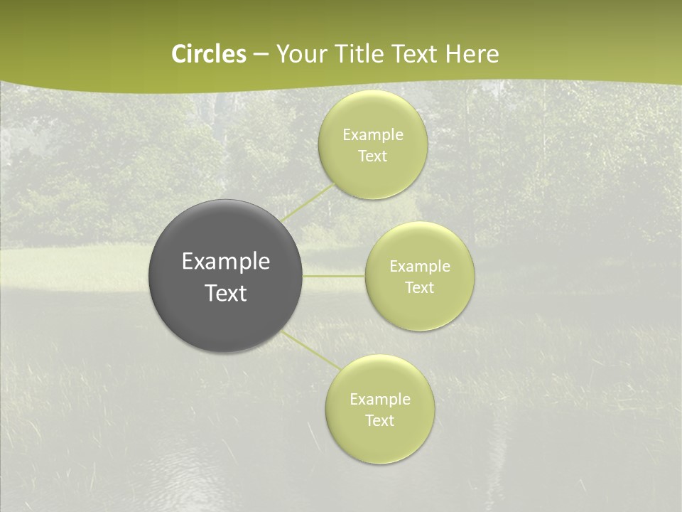 Cascade Pretty Hills PowerPoint Template