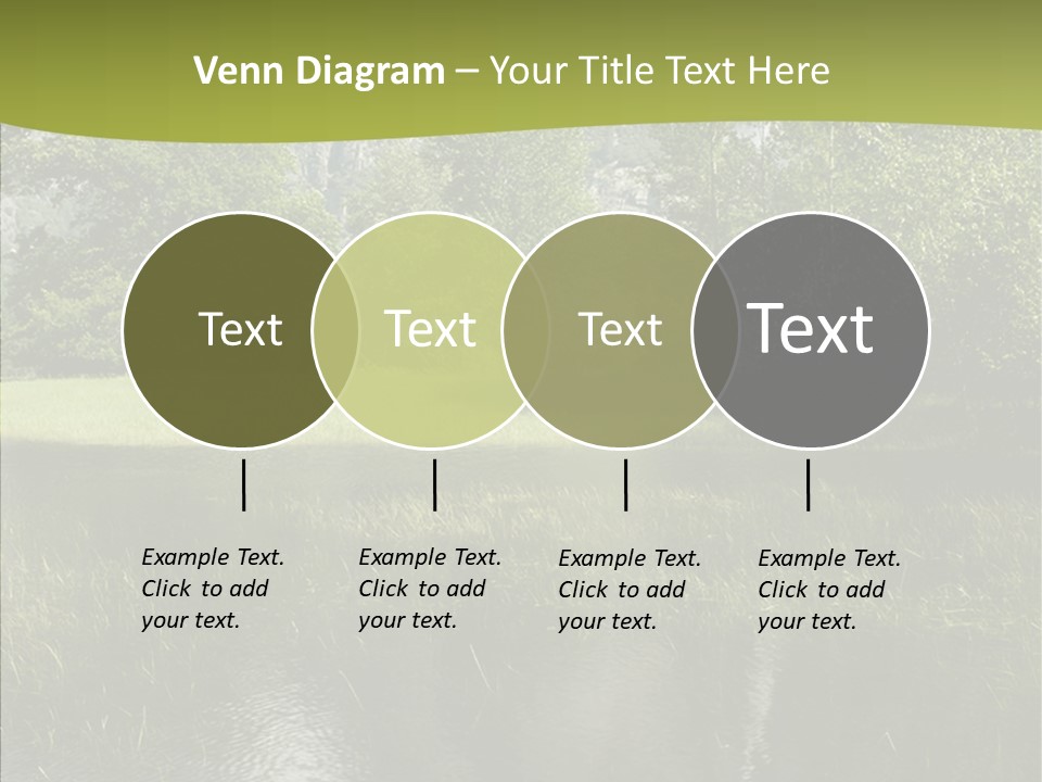 Cascade Pretty Hills PowerPoint Template