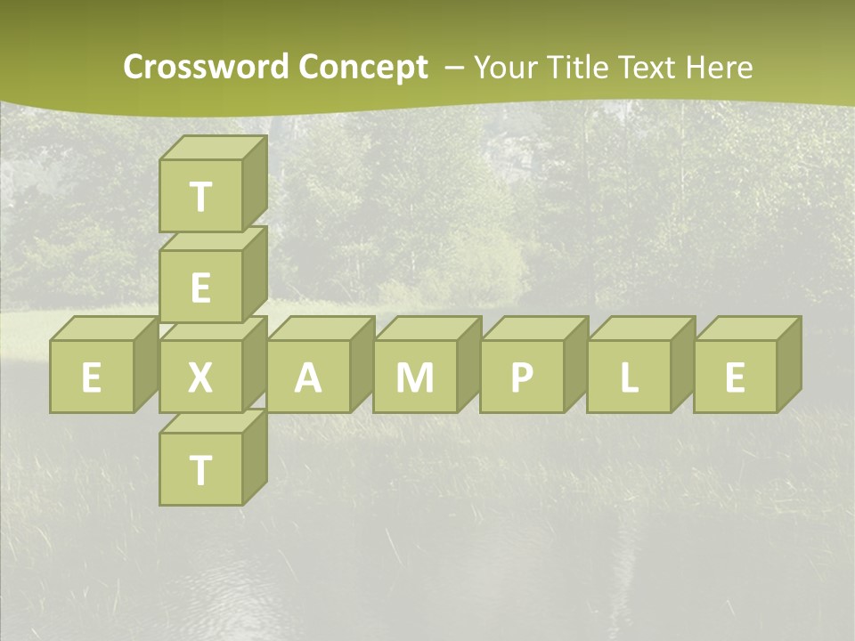 Cascade Pretty Hills PowerPoint Template