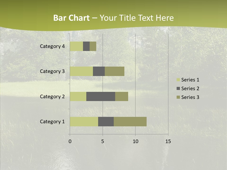 Cascade Pretty Hills PowerPoint Template