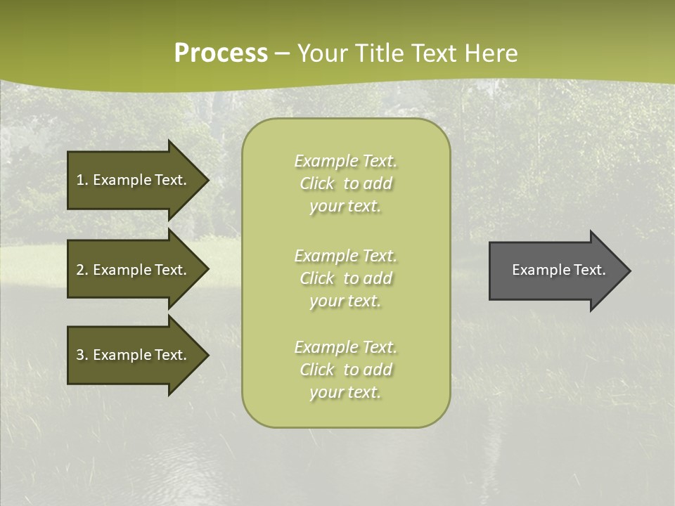 Cascade Pretty Hills PowerPoint Template