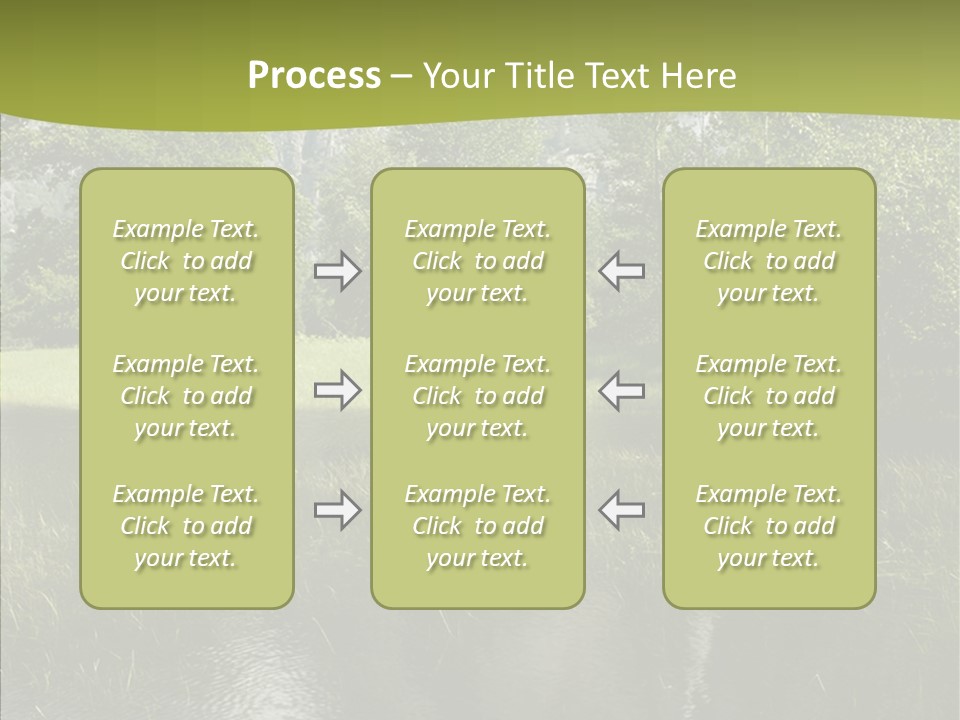 Cascade Pretty Hills PowerPoint Template