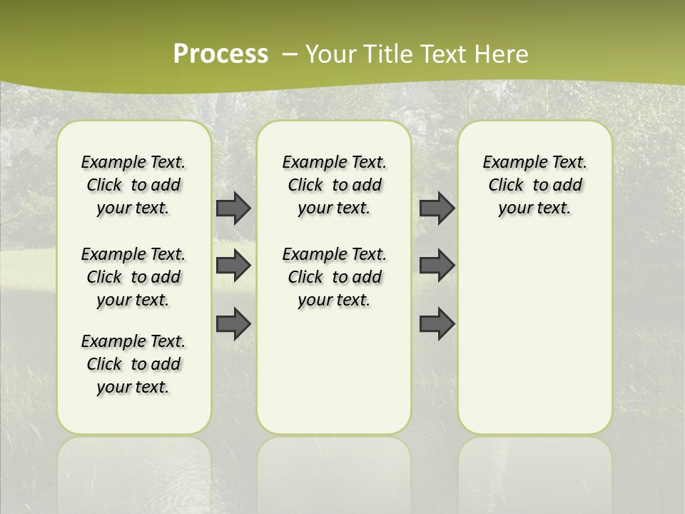 Cascade Pretty Hills PowerPoint Template