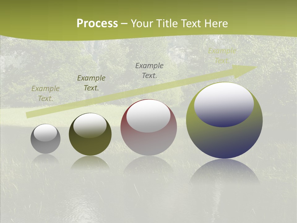 Cascade Pretty Hills PowerPoint Template