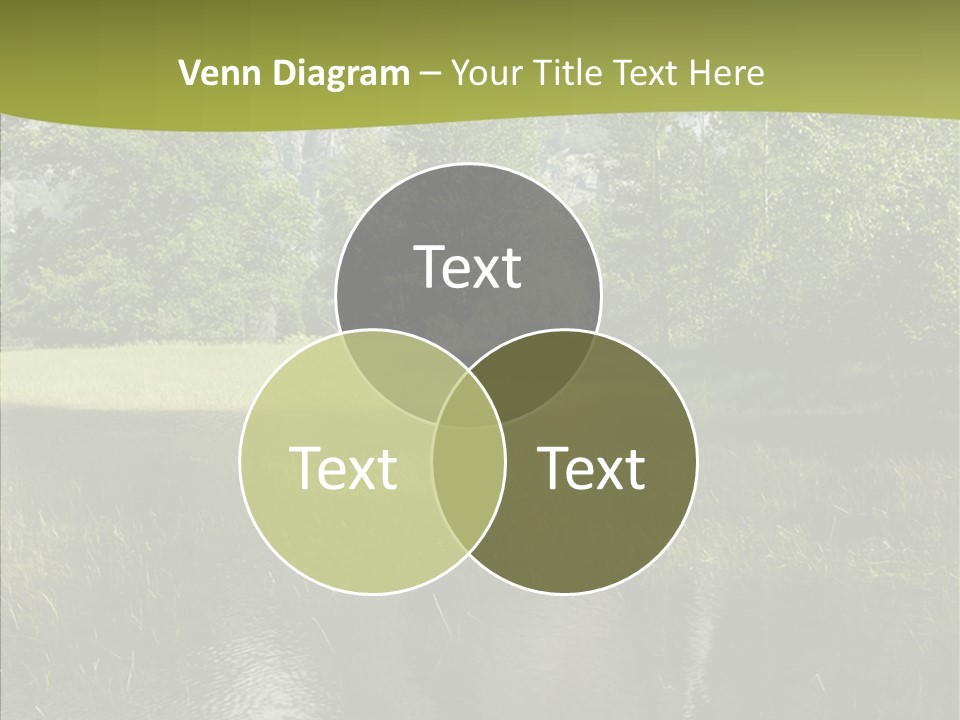Cascade Pretty Hills PowerPoint Template