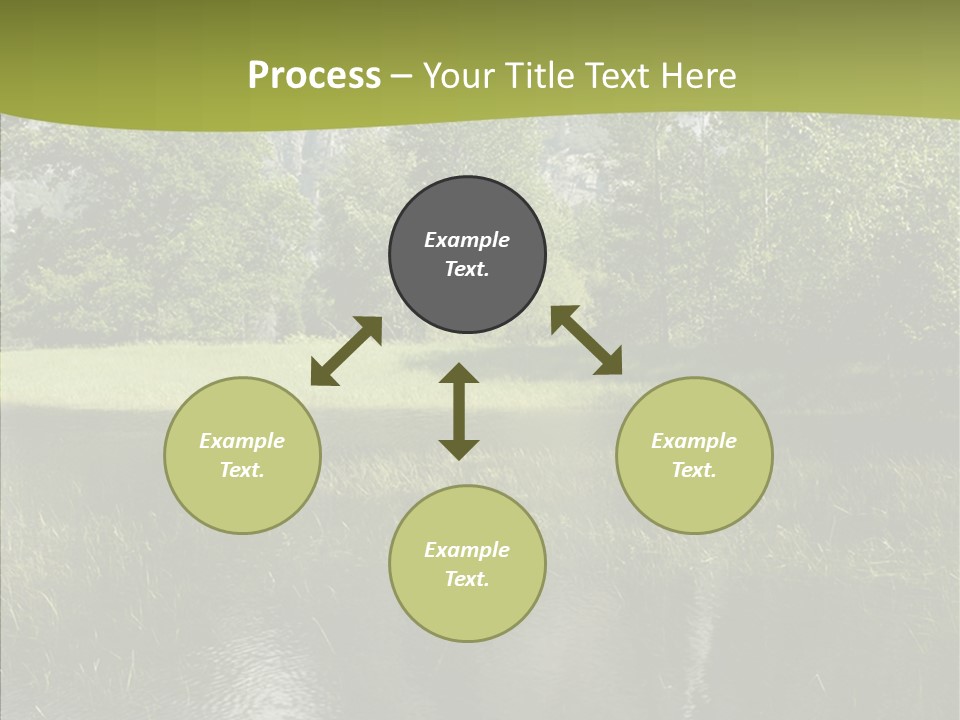 Cascade Pretty Hills PowerPoint Template