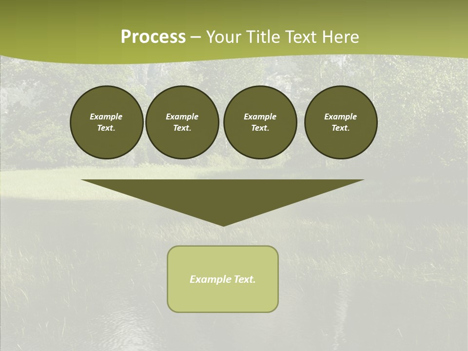 Cascade Pretty Hills PowerPoint Template