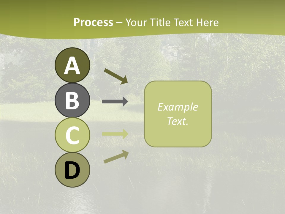 Cascade Pretty Hills PowerPoint Template