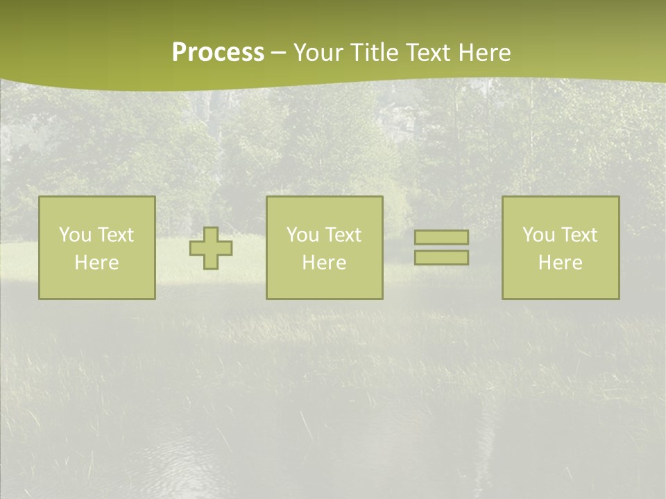 Cascade Pretty Hills PowerPoint Template