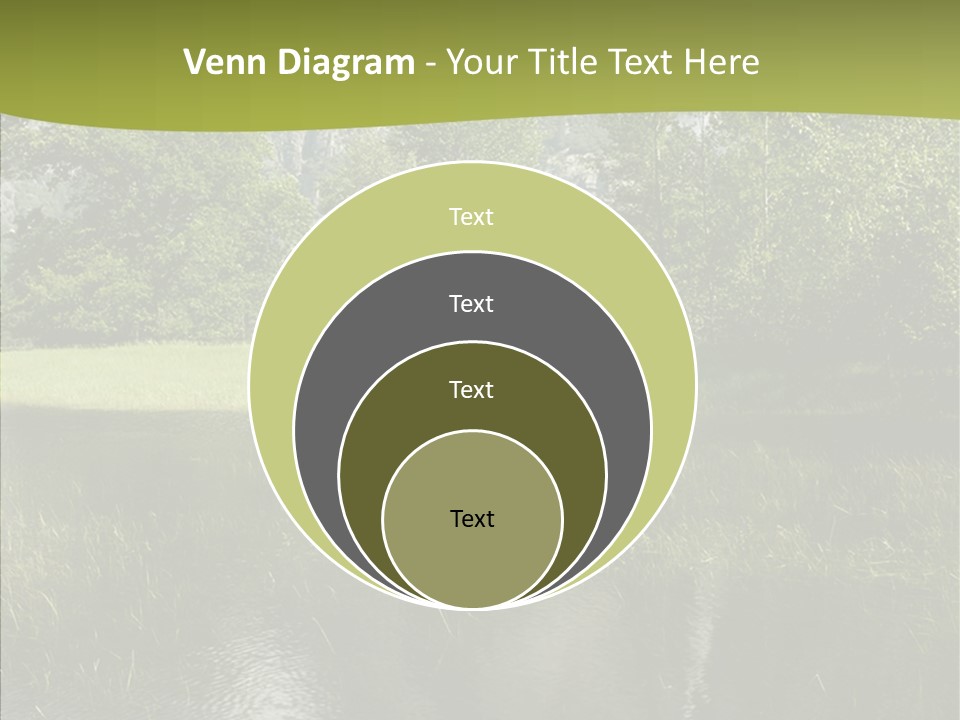 Cascade Pretty Hills PowerPoint Template