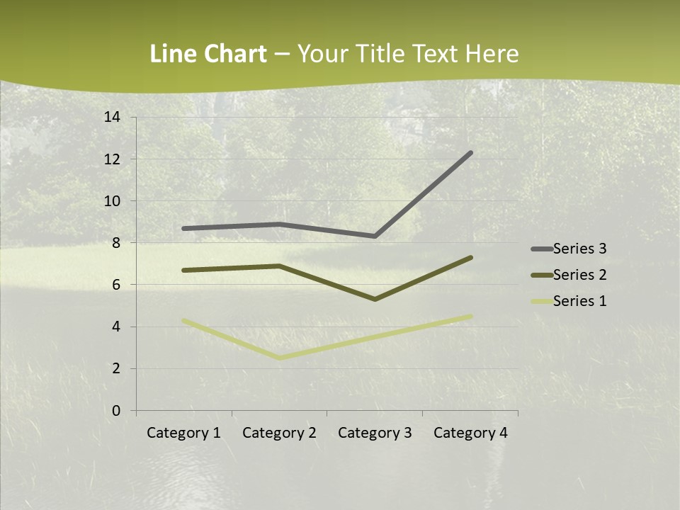 Cascade Pretty Hills PowerPoint Template