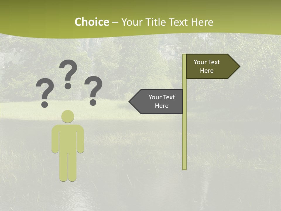 Cascade Pretty Hills PowerPoint Template