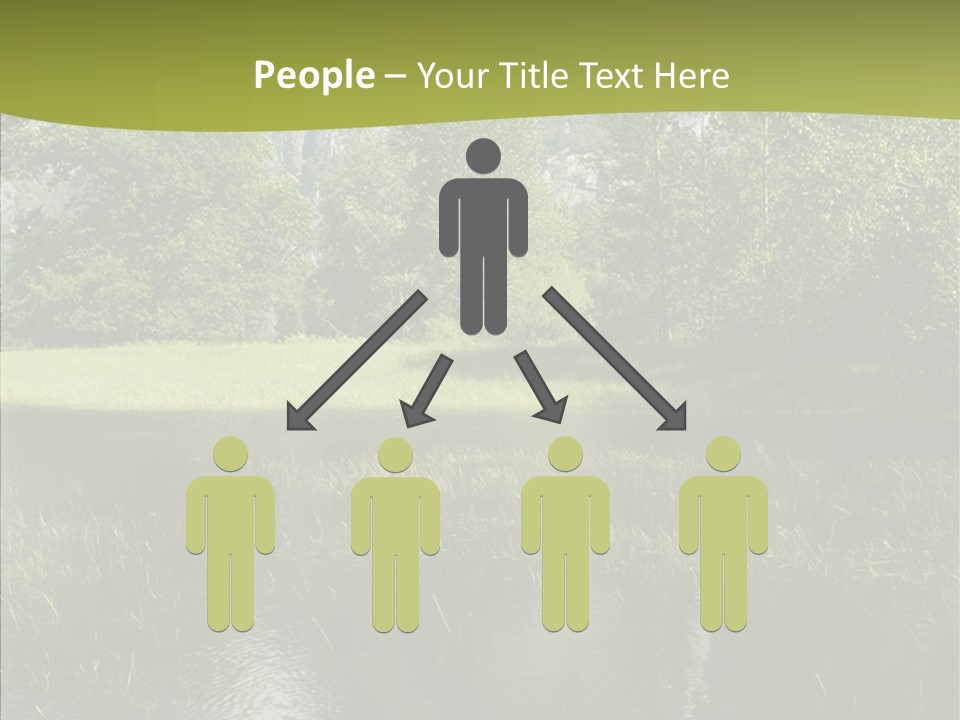 Cascade Pretty Hills PowerPoint Template