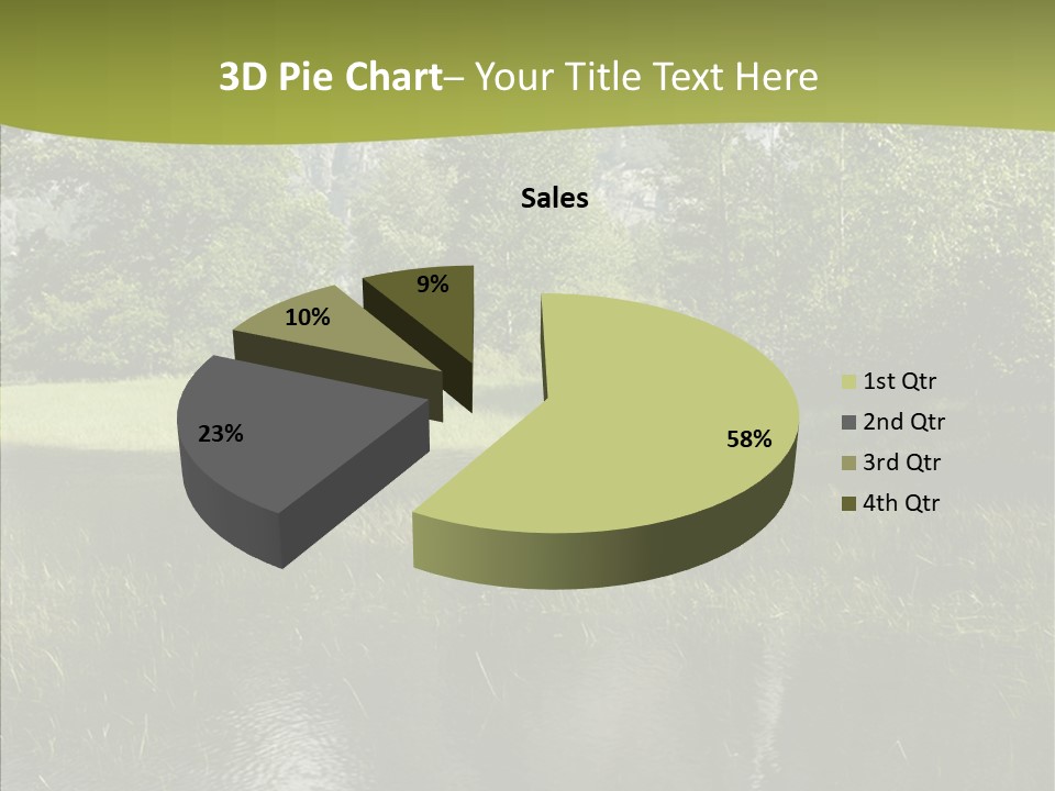 Cascade Pretty Hills PowerPoint Template