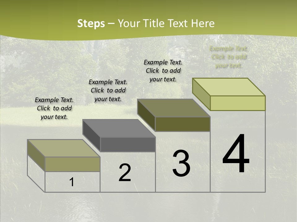 Cascade Pretty Hills PowerPoint Template